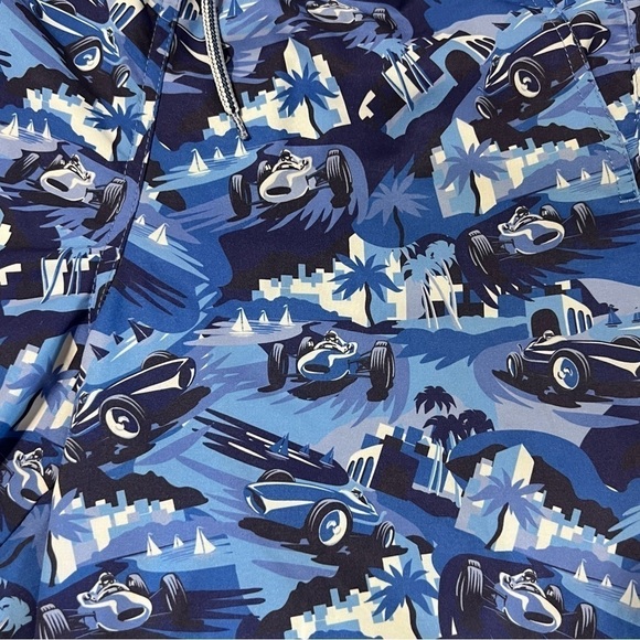 Peter Millar Boys Atlantic Blue Monaco Madness Swim Trunks in size XL (12-14) - Picture 5 of 14